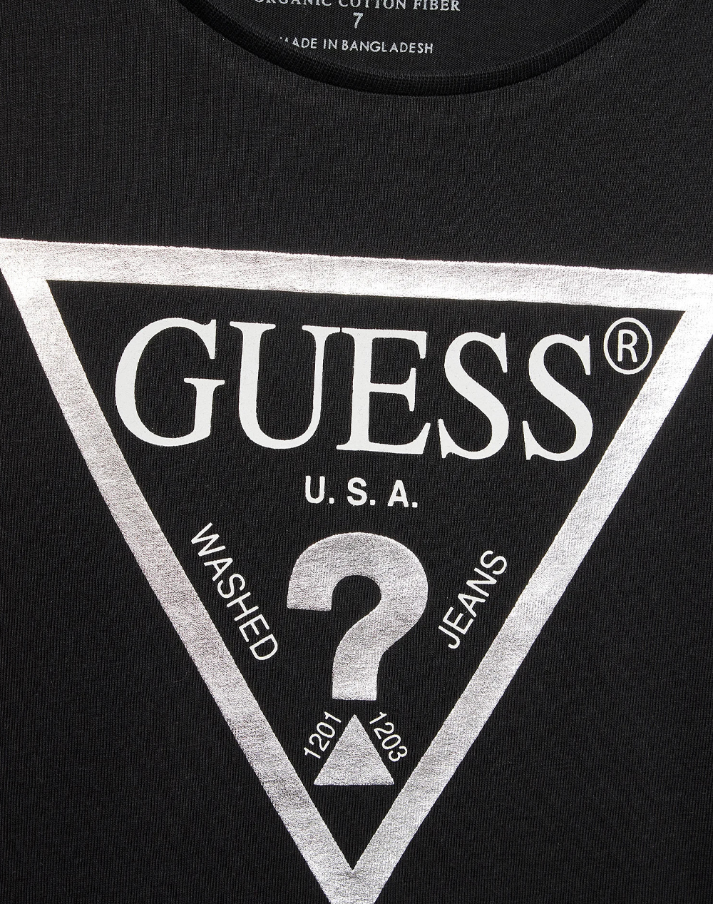 Guess Ss T-Shirt Core Μπλούζα Παιδικό Girl J73I56K8Hm0-Jblk Jetblack παιδικά Κορίτσι ρούχα μπλούζες Politikos Shop Πολιτικός