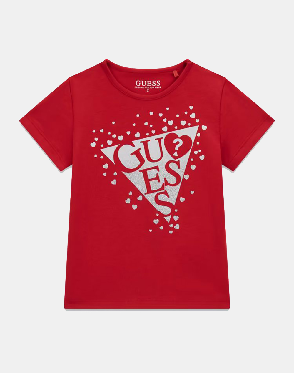 GUESS KIDS SS T-SHIRT ΜΠΛΟΥΖΑ ΠΑΙΔΙΚΟ GIRL K6RI00K6YW4-G532 Red