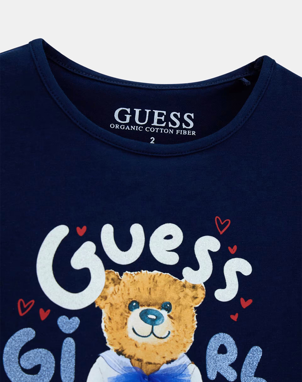 Guess Kids Ss T-Shirt Μπλούζα Παιδικό Girl K6Ri03K6Yw4-G7Hr Darkblue παιδικά Κορίτσι ρούχα μπλούζες Politikos Shop Πολιτικός