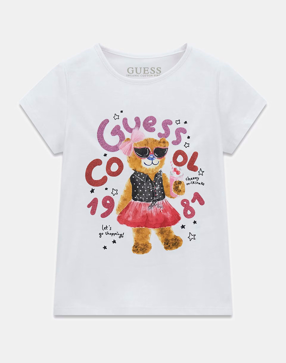 GUESS KIDS SS T-SHIRT ΜΠΛΟΥΖΑ ΠΑΙΔΙΚΟ GIRL K6RI03K6YW4-G011 White