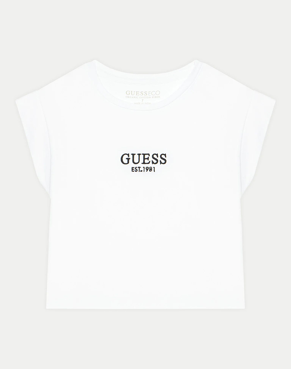 GUESS KIDS CROP SS T-SHIRT ΜΠΛΟΥΖΑ ΠΑΙΔΙΚΟ GIRL J4BI34J1314-G011 White