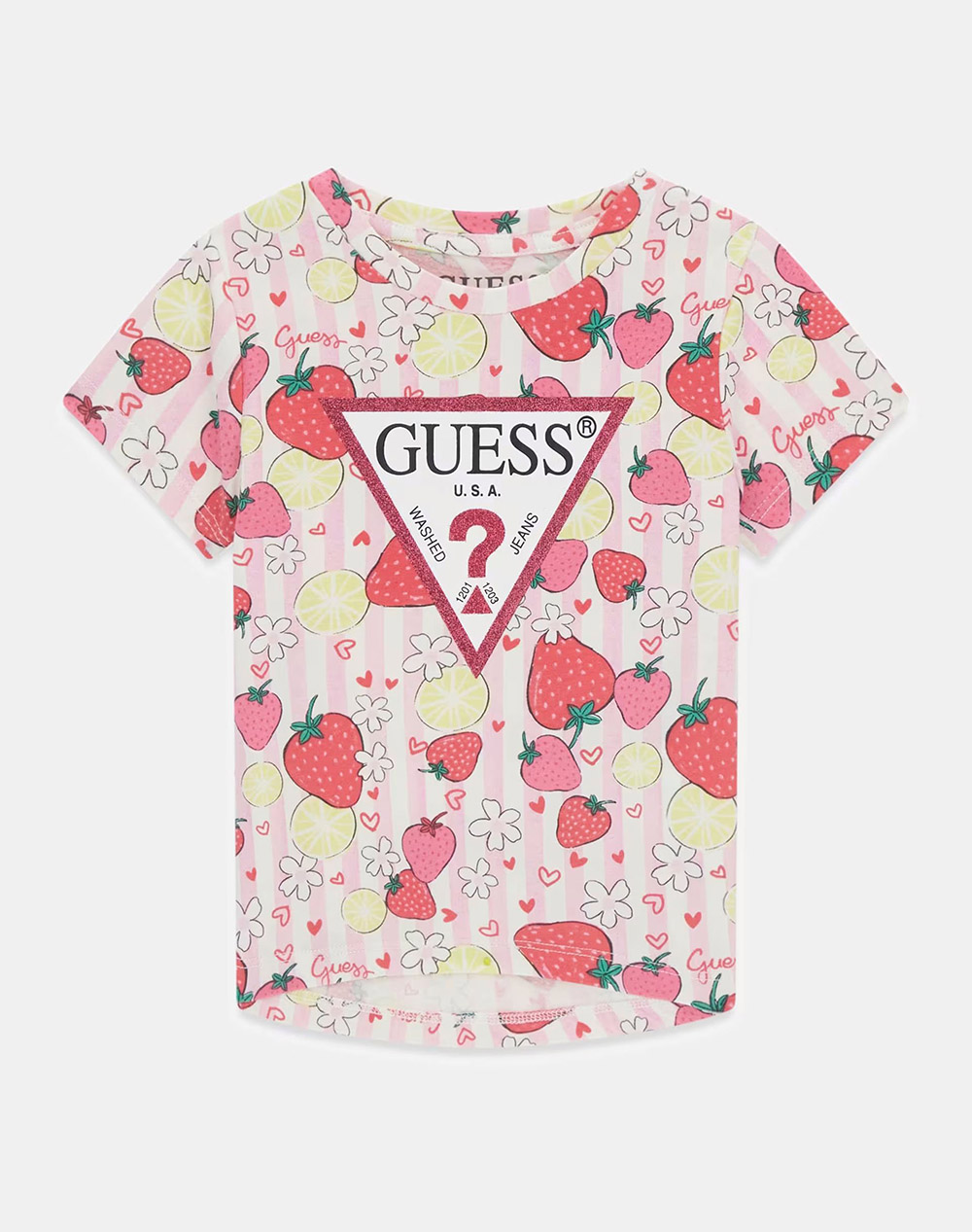 GUESS SS T-SHIRT ΜΠΛΟΥΖΑ ΠΑΙΔΙΚΟ GIRL K6GI13K6YW4-PME9 Multi