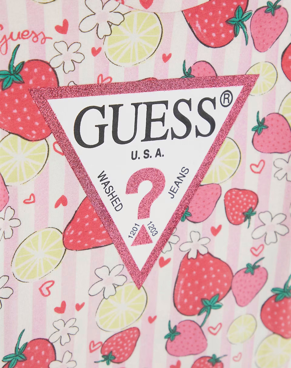 Guess Ss T-Shirt Μπλούζα Παιδικό Girl K6Gi13K6Yw4-Pme9 Multi παιδικά Κορίτσι ρούχα μπλούζες Politikos Shop Πολιτικός