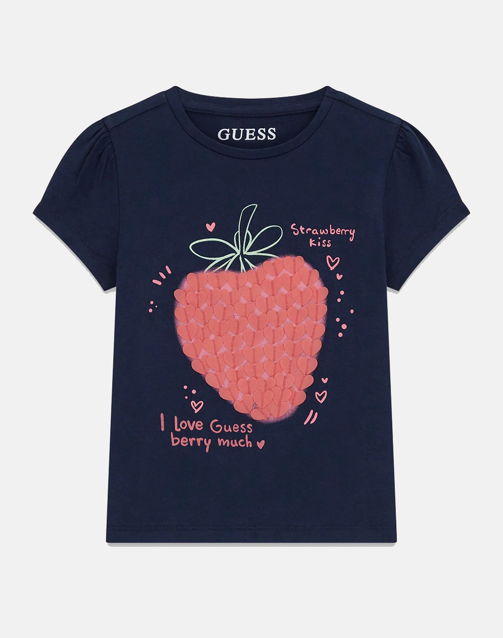 GUESS SS T-SHIRT ΜΠΛΟΥΖΑ ΠΑΙΔΙΚΟ GIRL K6GI07K6YW4-G77G DarkBlue