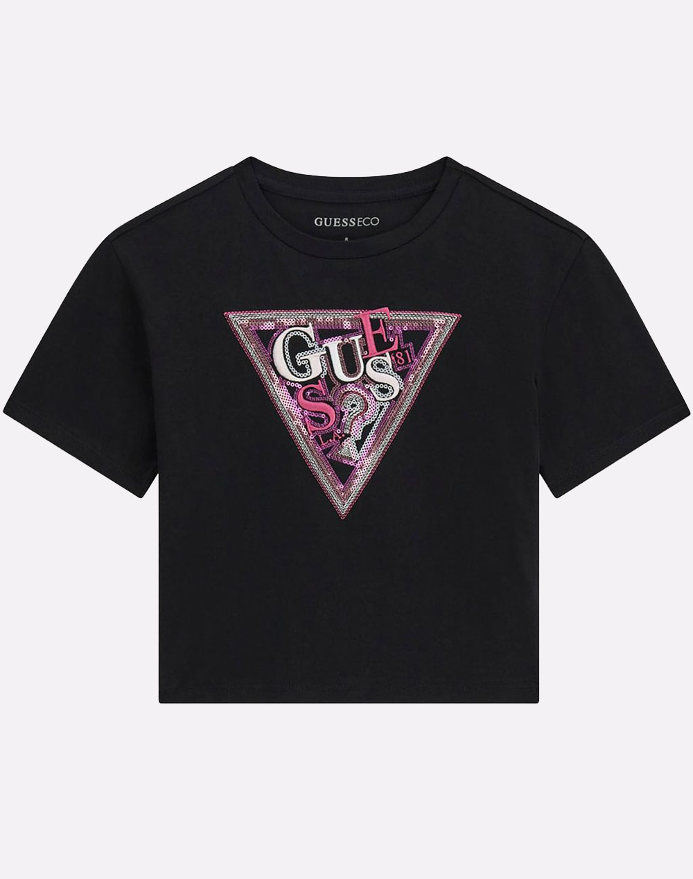 GUESS MIDI SS T-SHIRT ΜΠΛΟΥΖΑ ΠΑΙΔΙΚΟ GIRL J6GI24K6YW4-JBLK JetBlack