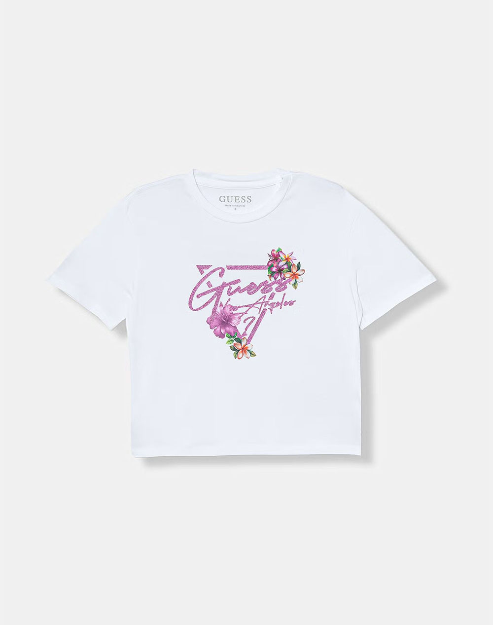 GUESS CROP SS T-SHIRT ΜΠΛΟΥΖΑ ΠΑΙΔΙΚΟ GIRL J6GI15K6YW4-G011 White