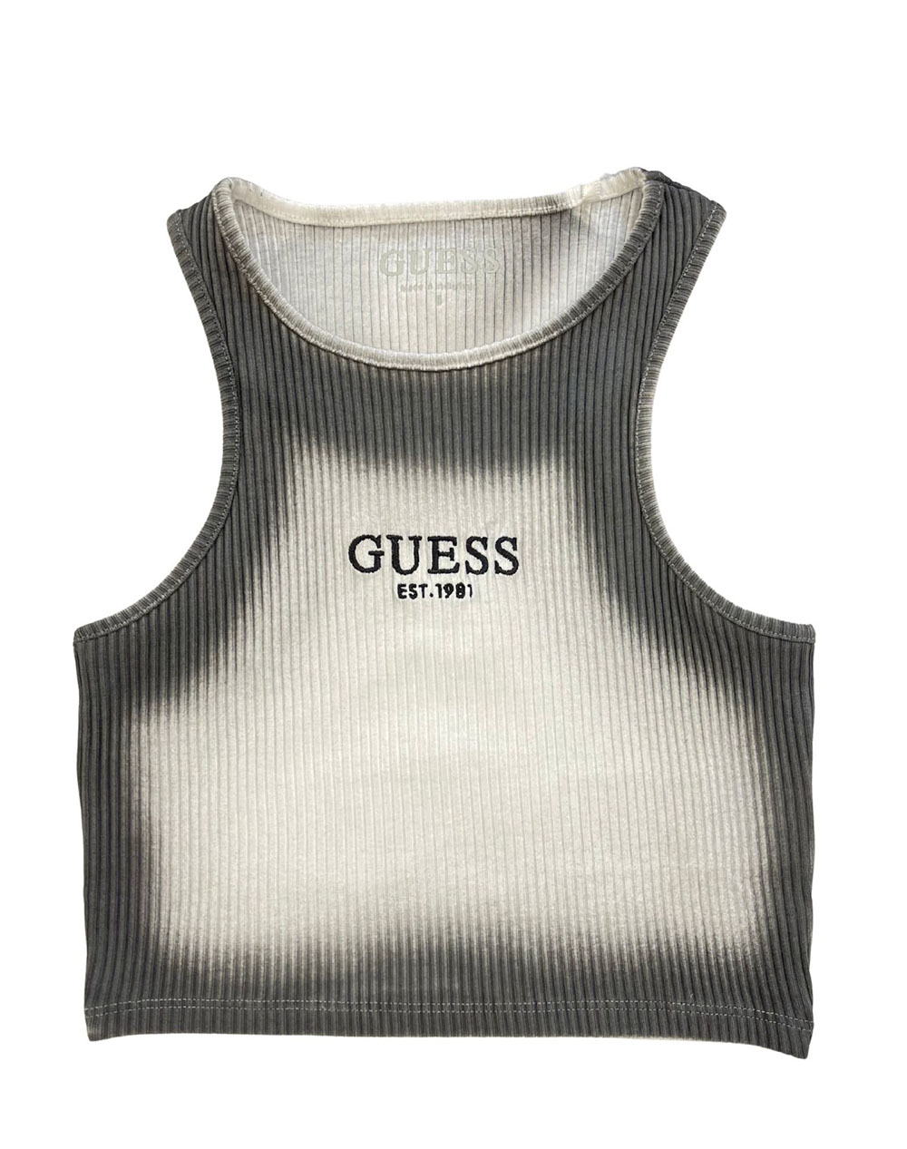 GUESS RIB SL TANK TOP ΜΠΛΟΥΖΑ ΠΑΙΔΙΚΟ GIRL J6GI22KCSK4-JBLK JetBlack