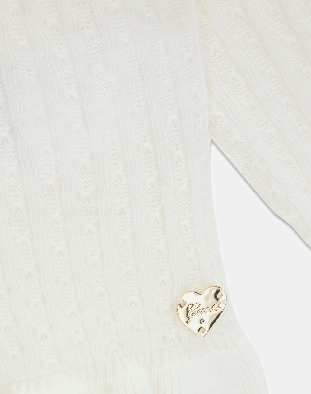 GUESS LS CARDIGAN ΠΛΕΚΤΟ ΠΑΙΔΙΚΟ GIRL K6RR03Z4530-G011 White φωτογραφία