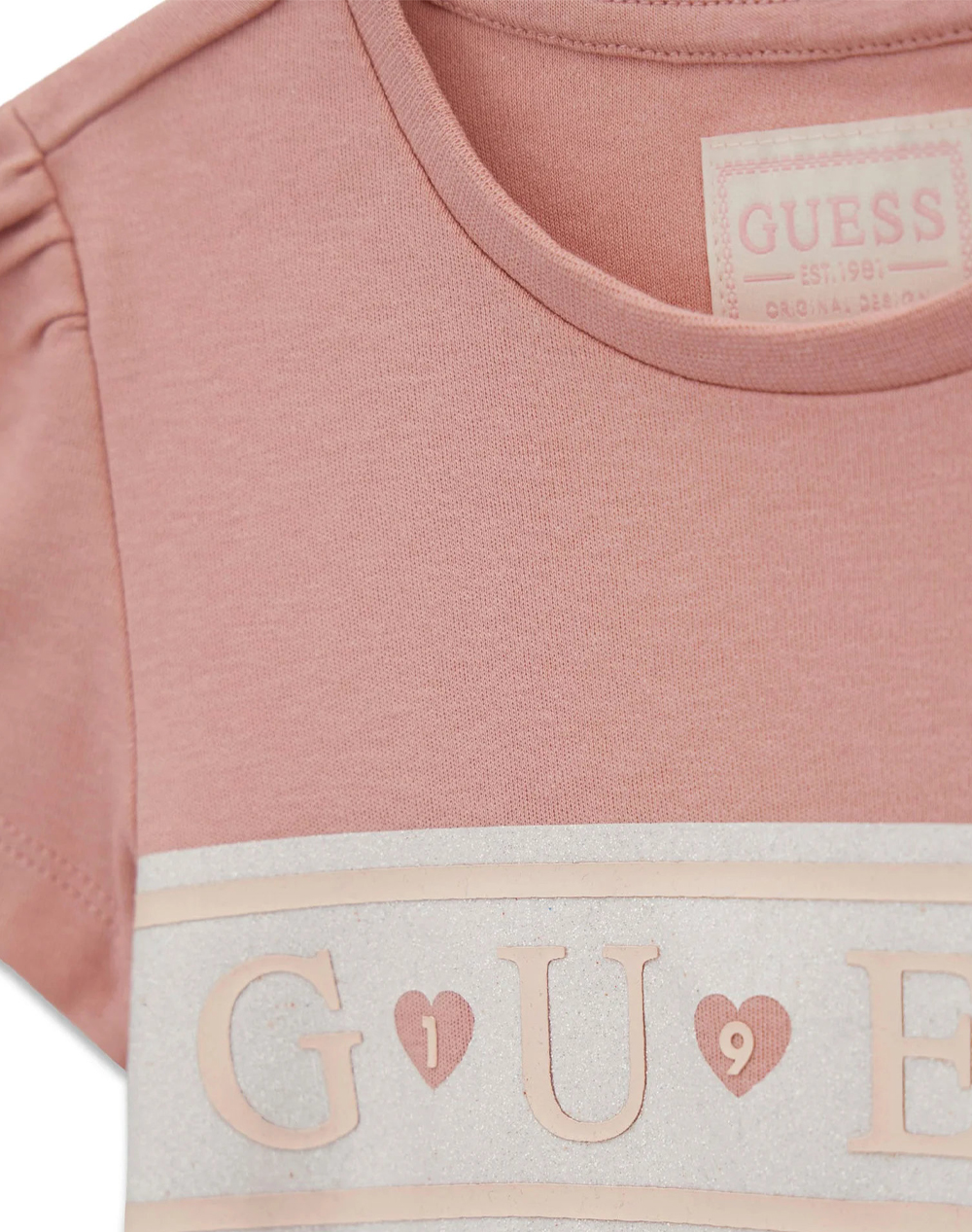GUESS INTERLOCK SS DRESS ΦΟΡΕΜΑ ΠΑΙΔΙΚΟ GIRL K6RK13KA6W4-G682 Pink φωτογραφία