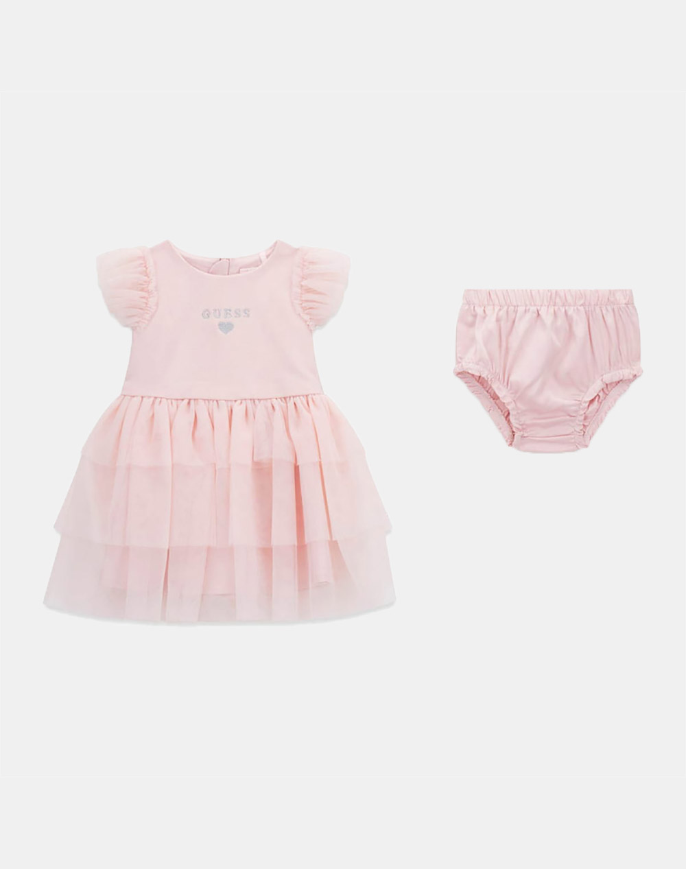 GUESS SET SS DRESS+PANTY_CEREMONY ΦΟΡΕΜΑ ΠΑΙΔΙΚΟ GIRL A6RK12KAUH0-G62O LightPink