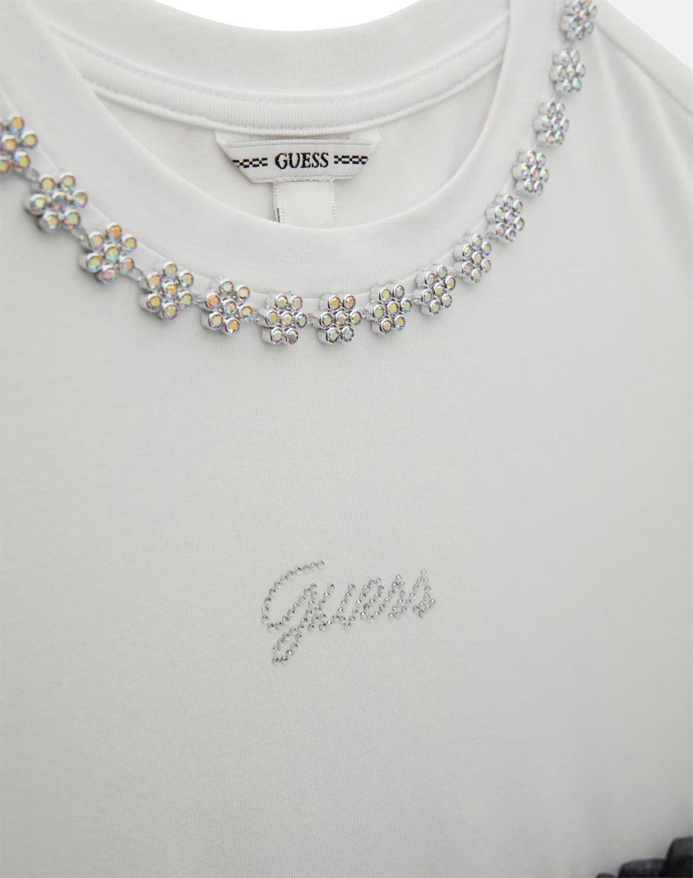 GUESS MIXED FABRIC SS DRESS ΦΟΡΕΜΑ ΠΑΙΔΙΚΟ GIRL J6RK08K6YW0-JBLK JetBlack φωτογραφία