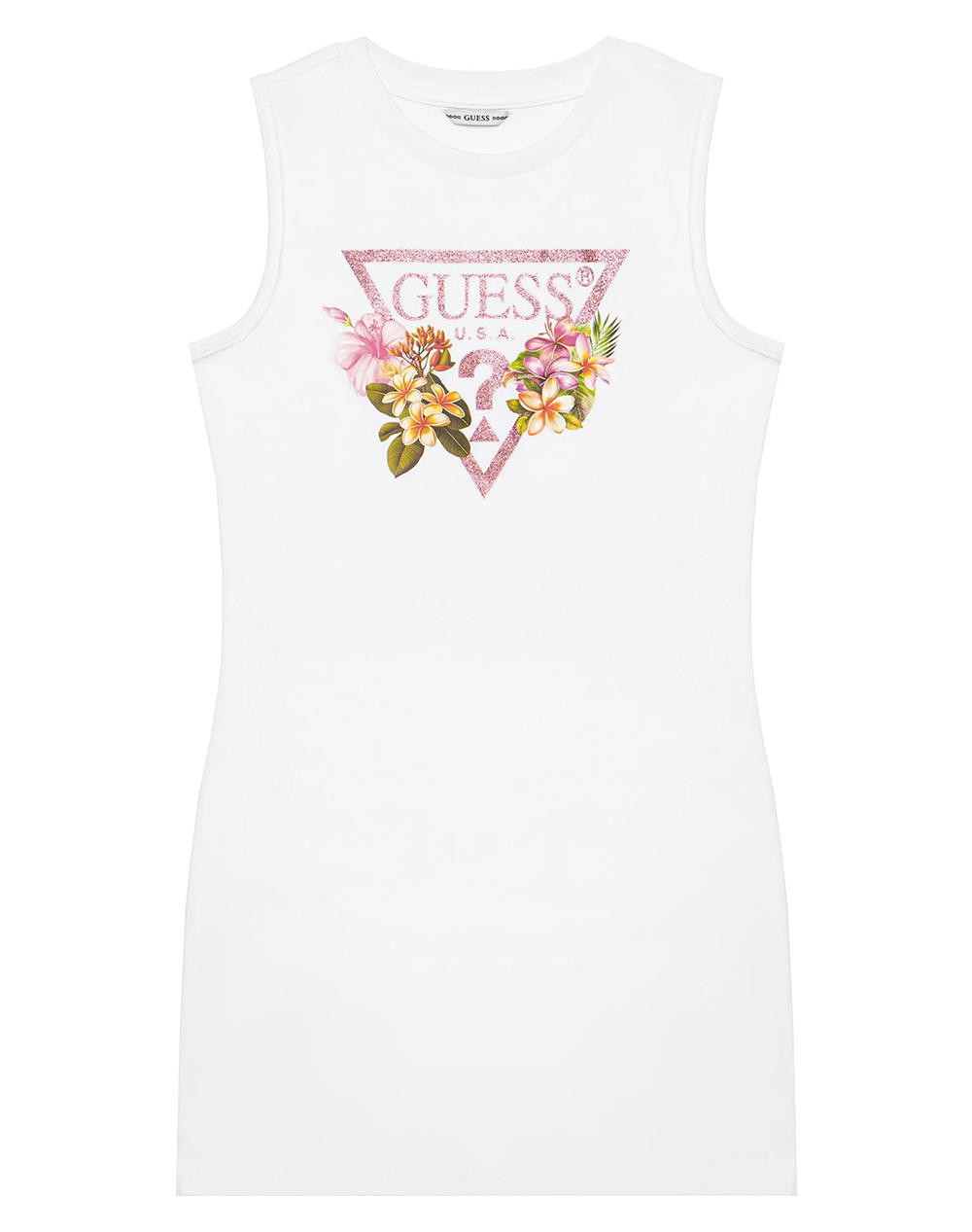 GUESS INTERLOCK SL DRESS ΦΟΡΕΜΑ ΠΑΙΔΙΚΟ GIRL J4RK38KA6W4-F0C9 OffWhite