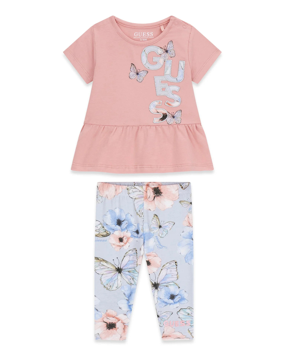 GUESS SET SS T-SHIRT+LEGGINGS ΣΕΤ ΠΑΙΔΙΚΟ GIRL A6RG09K6YW4-G682 Mixed