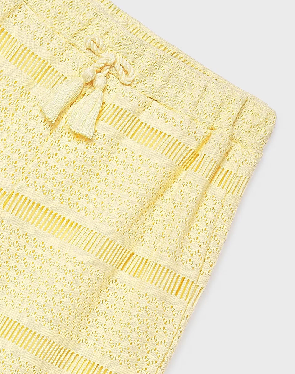 Mayoral Παντελόνι Μακρυ Τυπου Crochet 06550-034 Lightyellow παιδικά Κορίτσι ρούχα παντελόνι Politikos Shop Πολιτικός