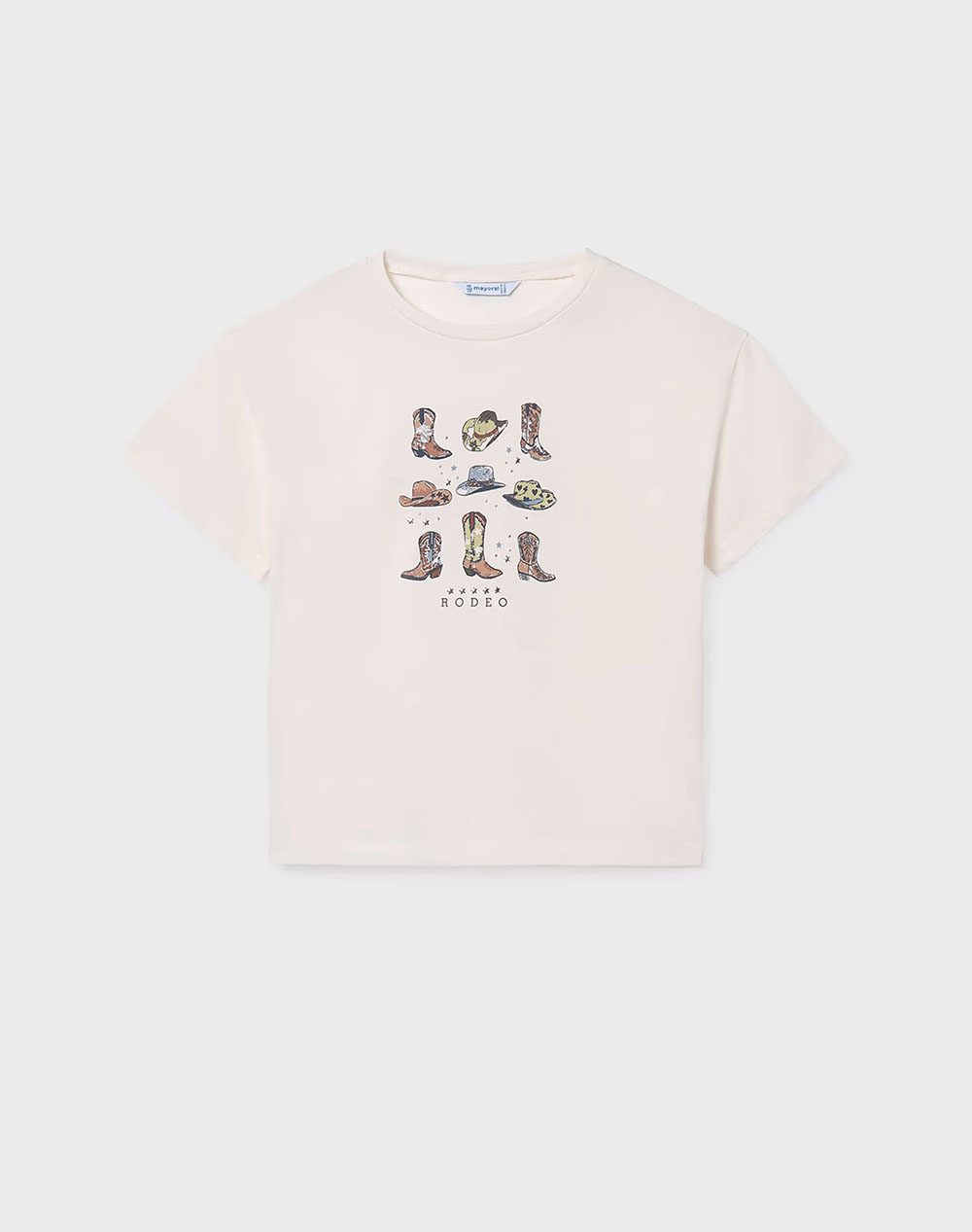 MAYORAL ΜΠΛΟΥΖΑ ΚΟΝΤΟΜΑΝΙΚΗ ΣΧΕΔΙΟ 06005-089 Biege