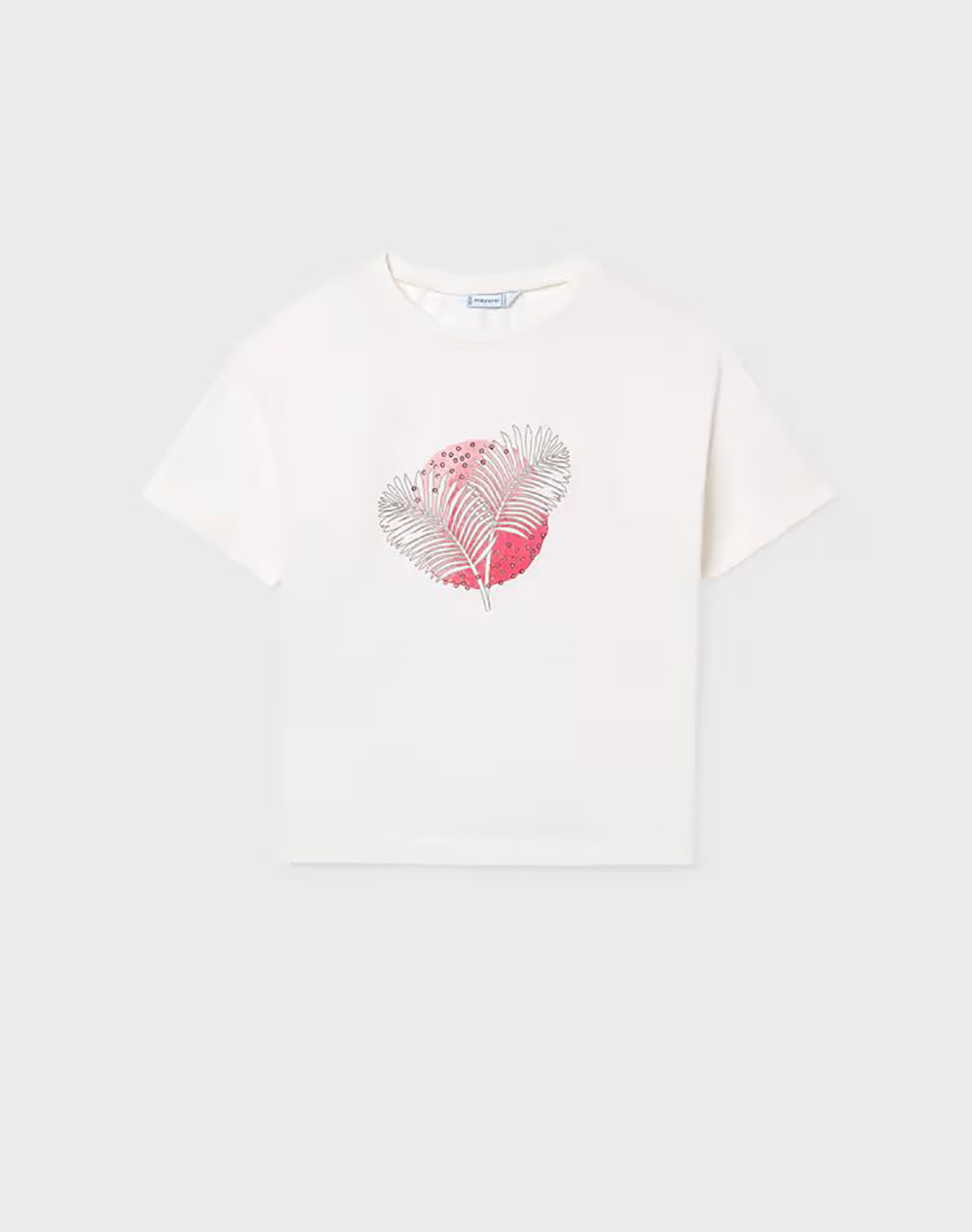 MAYORAL ΜΠΛΟΥΖΑ ΚΟΝΤΟΜΑΝΙΚΗ ΣΧΕΔΙΟ 06005-090 Ecru