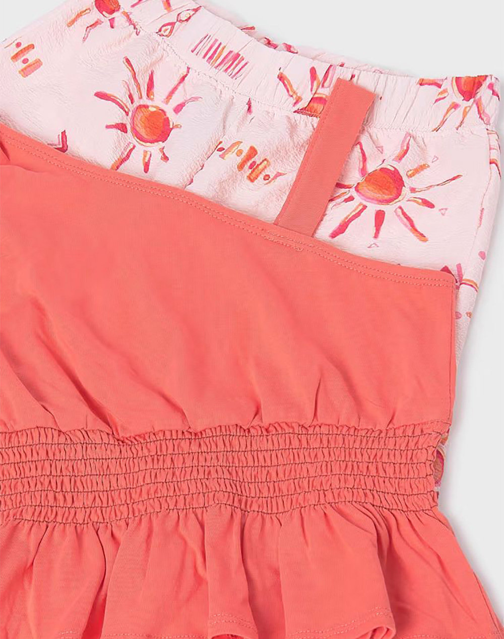 MAYORAL ΣΕΤ ΠΑΝΤΕΛΟΝΙ ΜΑΚΡΥ ΣΤΑΜΠΩΤΟ 06561-019 Pink φωτογραφία