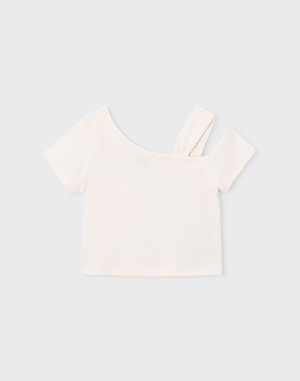 MAYORAL ΜΠΛΟΥΖΑ ΚΟΝΤΟΜΑΝΙΚΗ ΑΣΥΜΜΕΤΡΗ 03017-093 Ecru