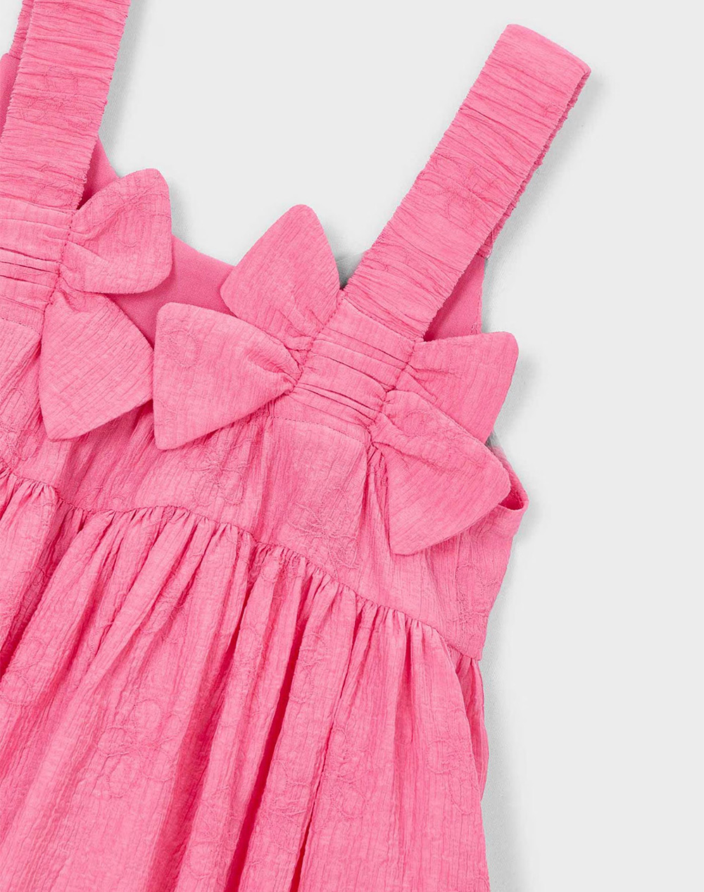 Mayoral Φόρεμα Ζακαρ Λουλουδια 03925-010 Pink παιδικά Κορίτσι ρούχα φορέματα Politikos Shop Πολιτικός