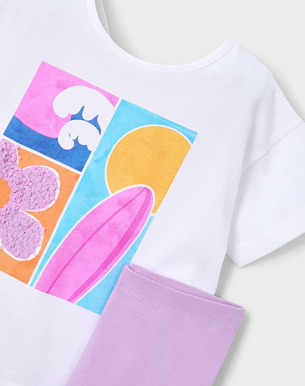 MAYORAL ΣΕΤ ΚΟΛΑΝ ΚΟΝΤΟ 03732-053 Lilac φωτογραφία