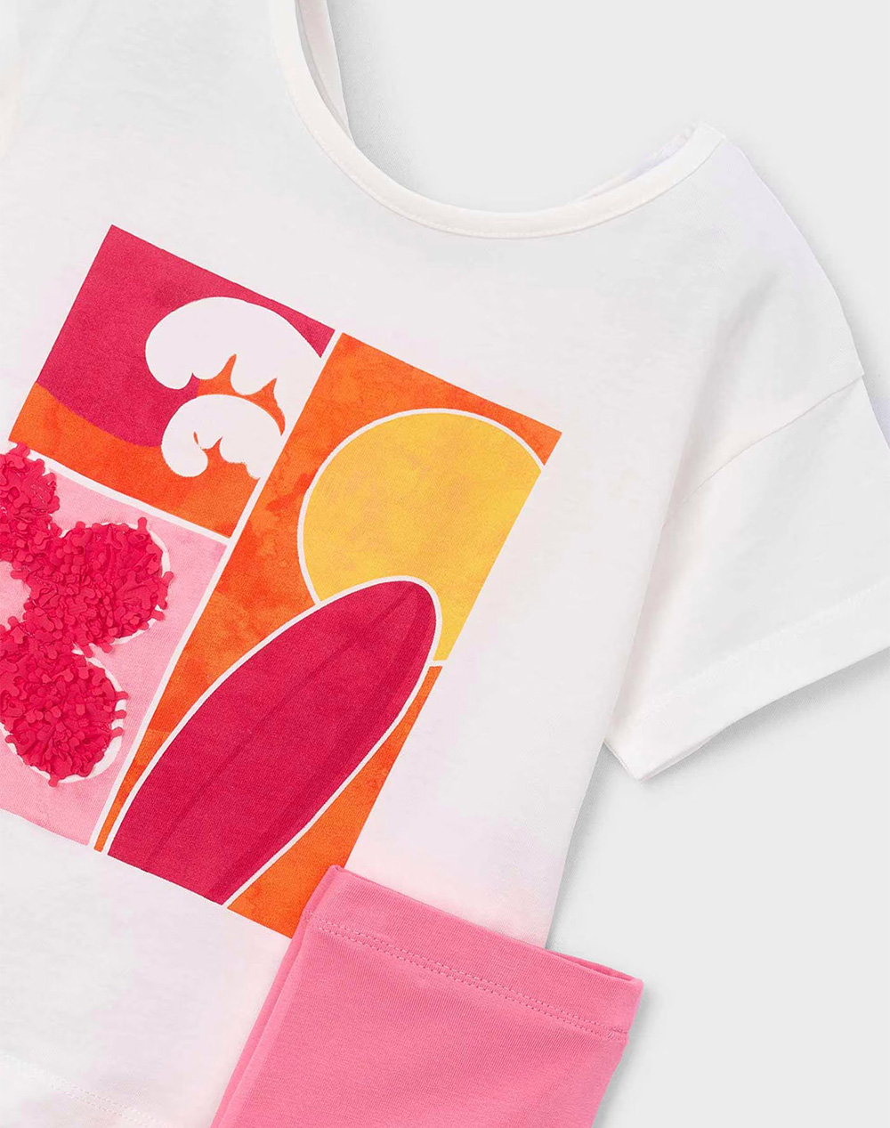 MAYORAL ΣΕΤ ΚΟΛΑΝ ΚΟΝΤΟ 03732-055 Pink φωτογραφία