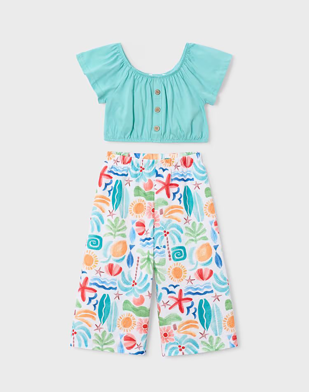 MAYORAL ΣΕΤ ΠΑΝΤΕΛΟΝΙ ΜΑΚΡΥ ΣΤΑΜΠΩΤΟ 03597-070 Ciel