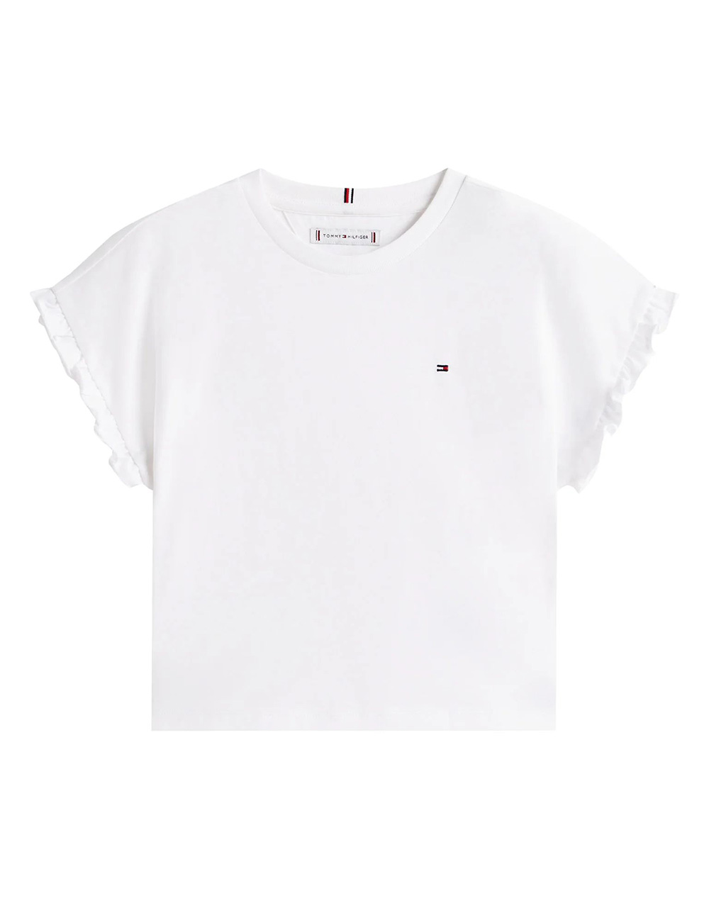 TOMMY HILFIGER ESSENTIAL TOP SS KG0KG08970-8Y-16Y-YBR White
