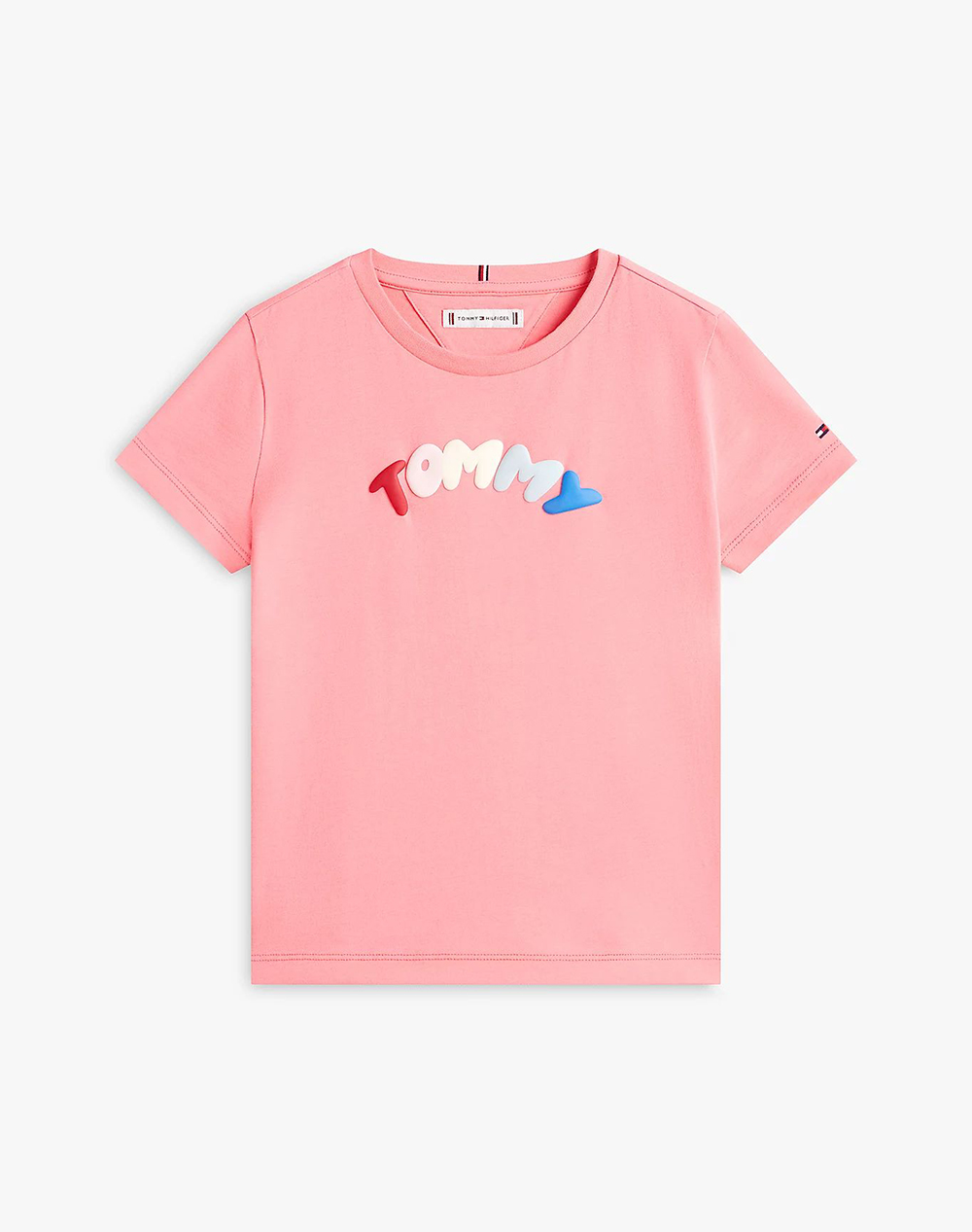 TOMMY HILFIGER TOMMY PUFF PRINT TEE SS KG0KG09246-8Y-16Y-TIE Pink