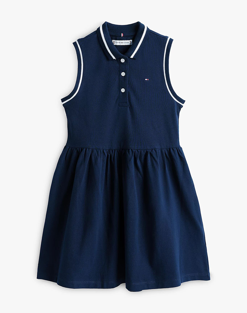 TOMMY HILFIGER POLO DRESS SLVLS KG0KG08486-2Y-7Y-C1G NavyBlue