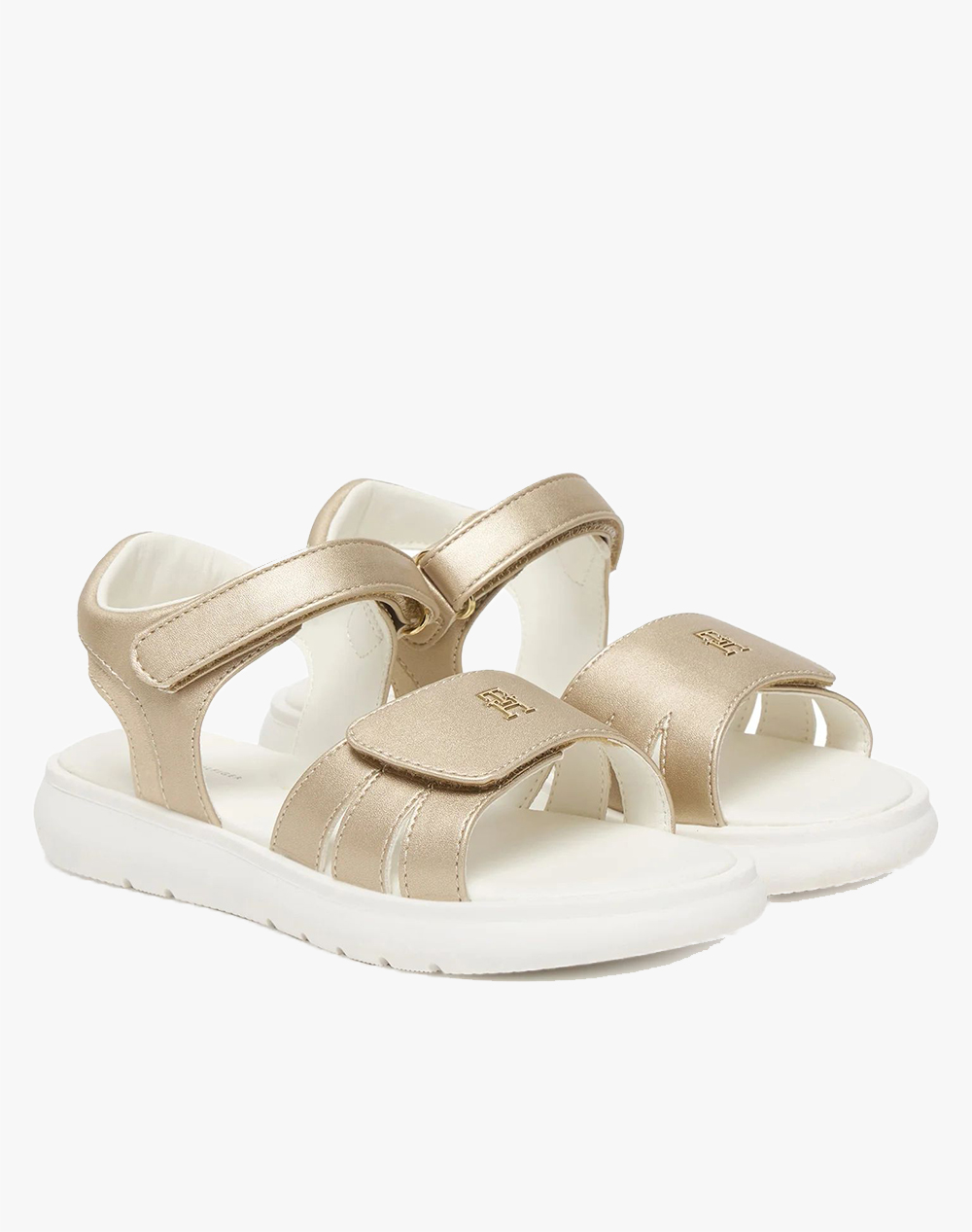 TOMMY HILFIGER VELCRO SANDAL T1A2-34275-1372-25-30-514 Gold φωτογραφία