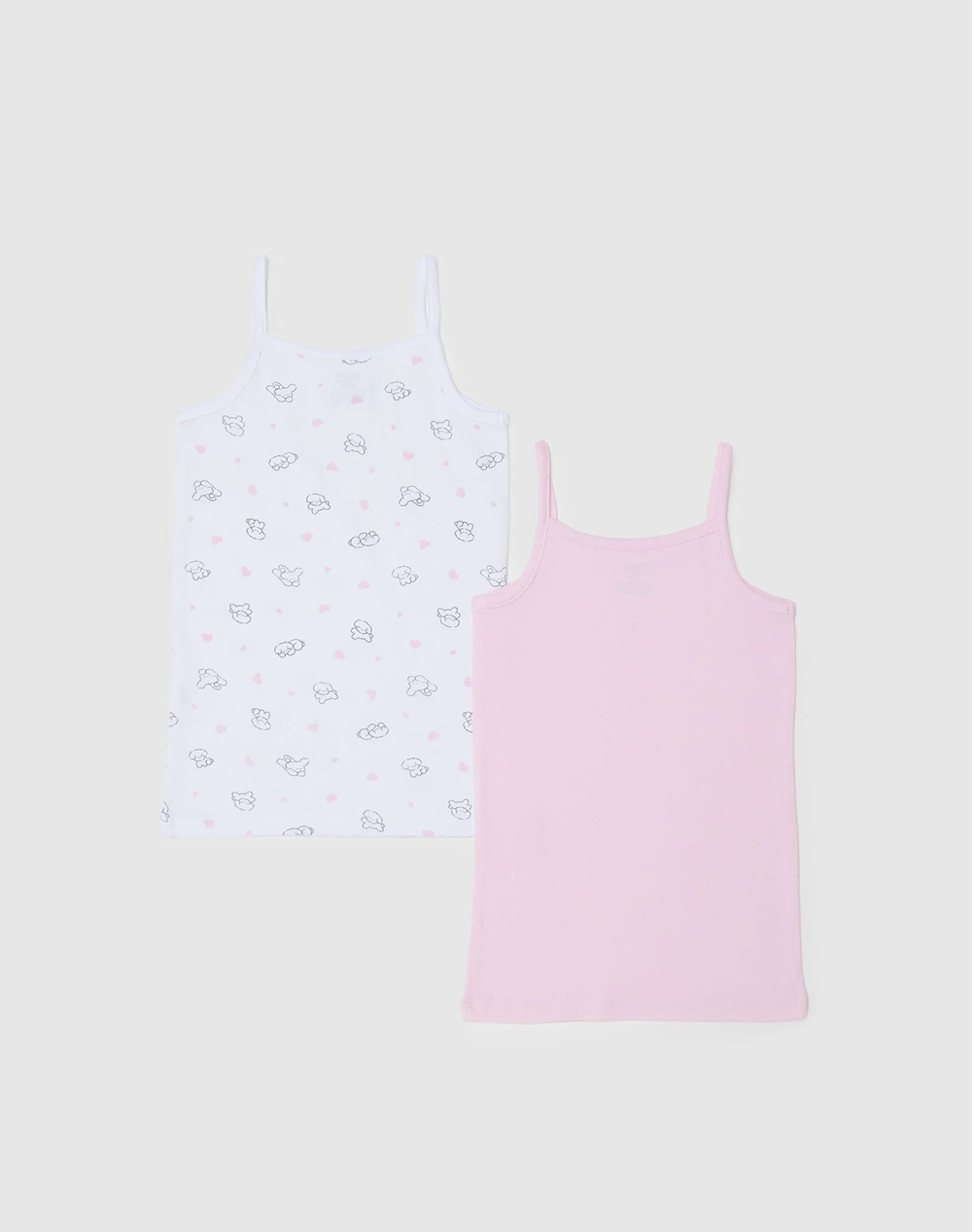 OVS PK 2 SINGLET SS 3/10 AOP 2557696-PINK TULLE Multi φωτογραφία