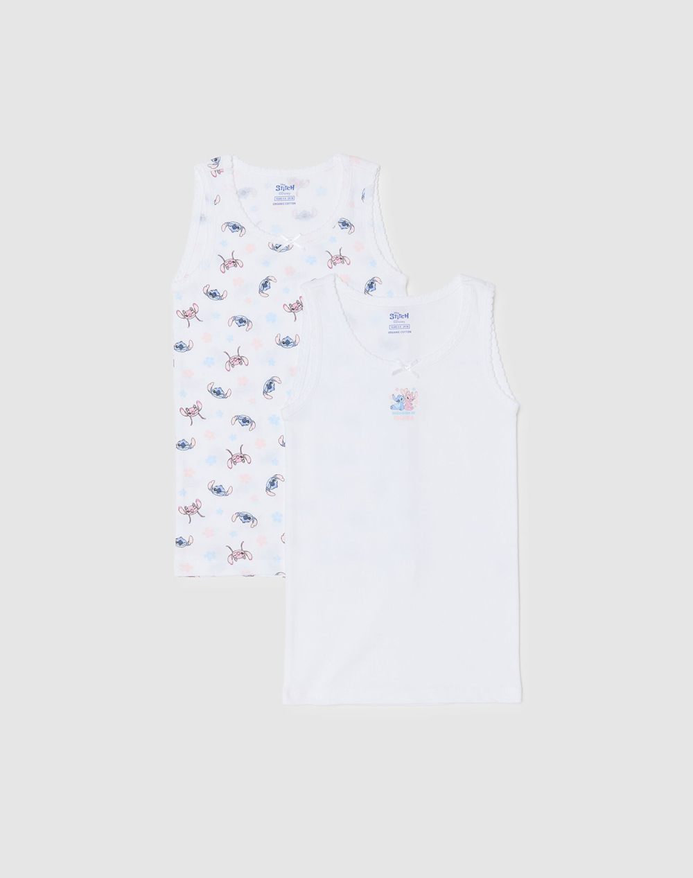 OVS OVS PK 2 SINGLET SL 3/10 CH 2552531-BRIGHT WHITE Multi