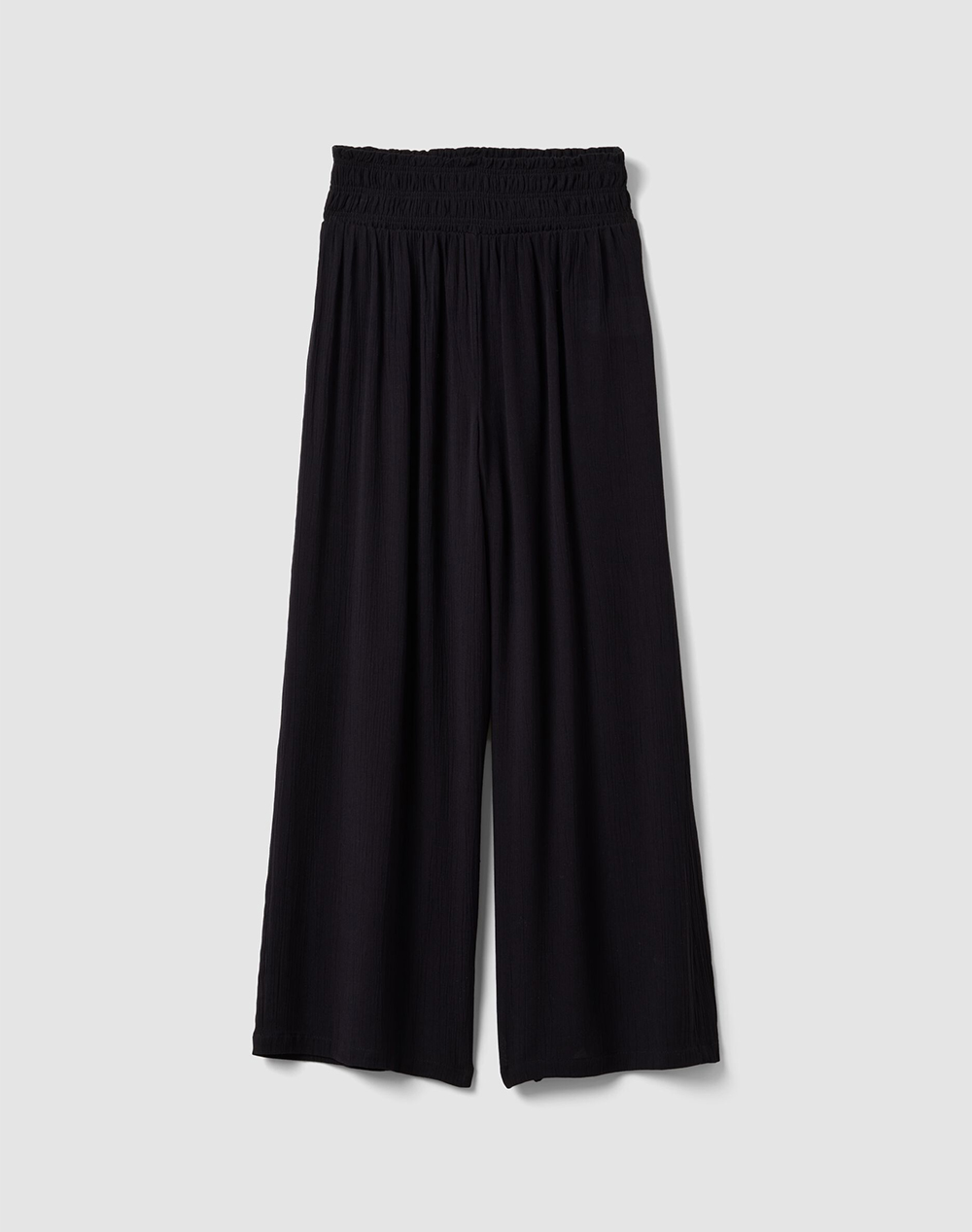 OVS VISCOSA PANT SOLID 2691105-BLACK BEAUTY Black