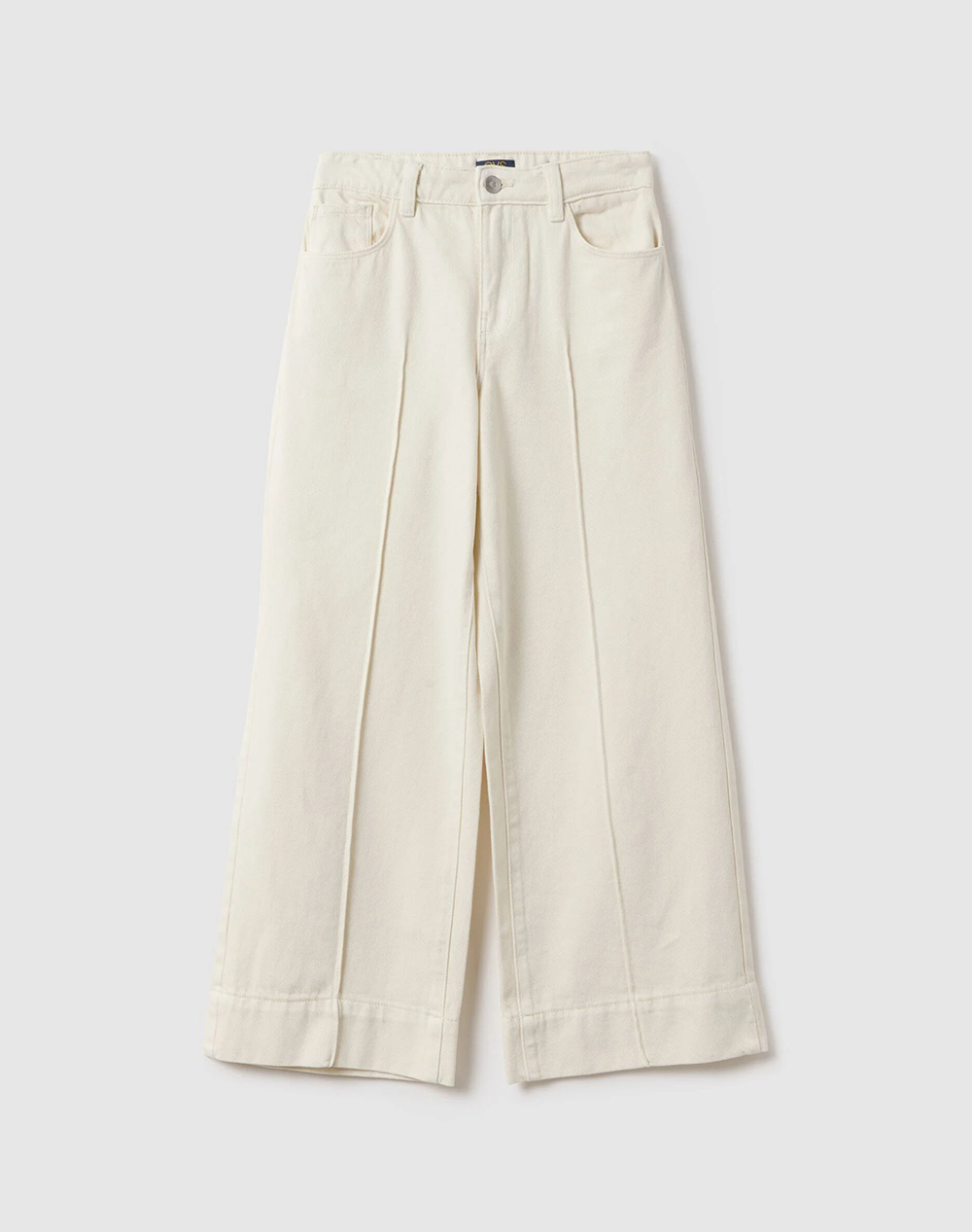 OVS TROUSERS WIDE LEG 2518172-MARSHMALLOW Ecru