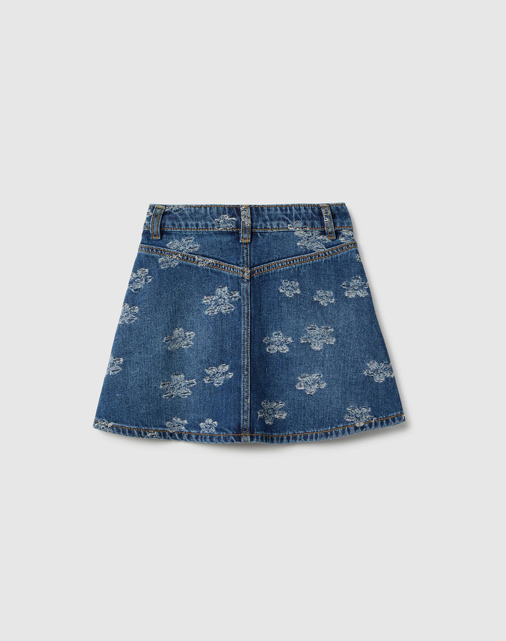 OVS DENIM SKIRT JACQUARD 2551143-DARK BLUE DenimBlue φωτογραφία