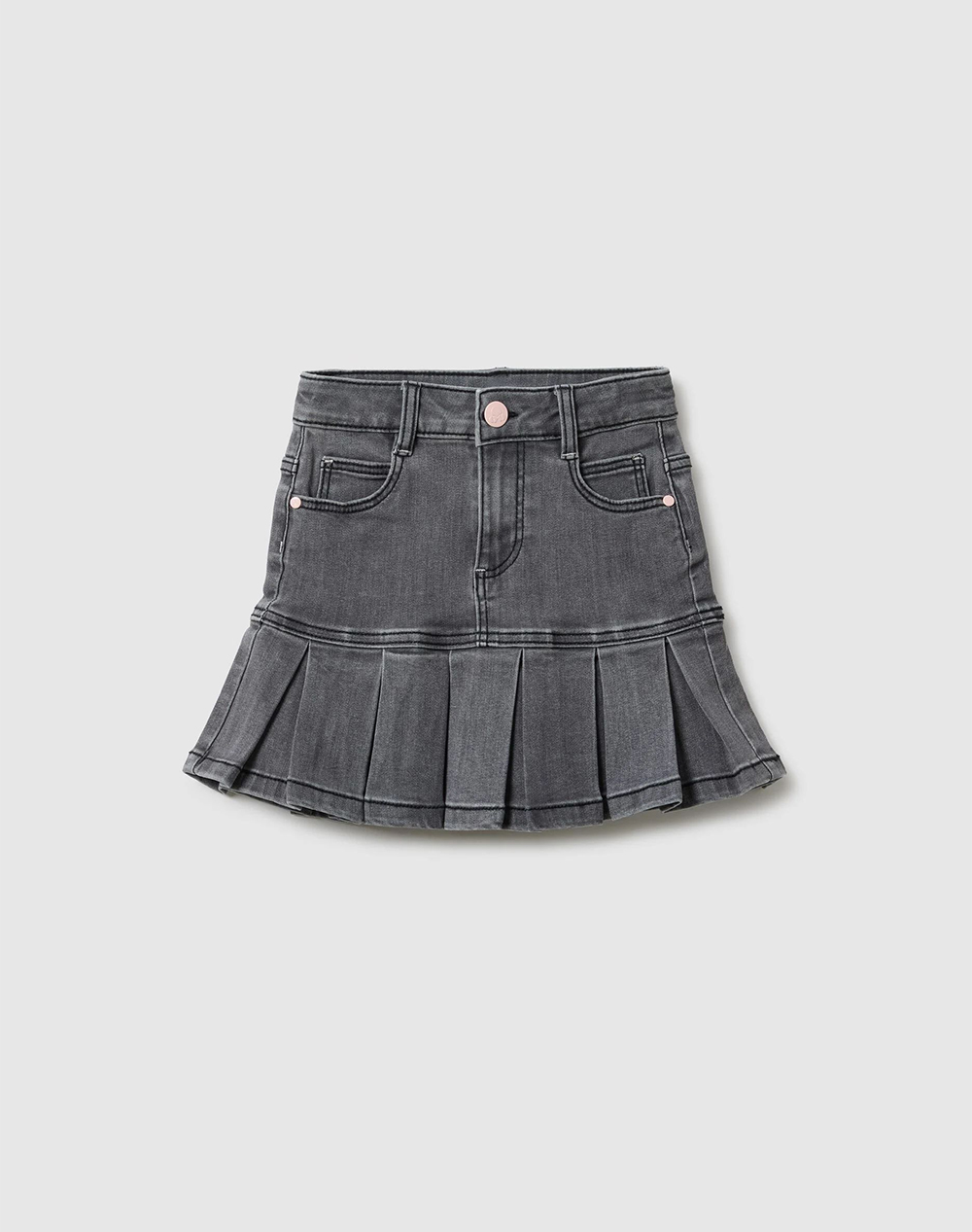 OVS MINNIE DENIM SKIRT 2551176-GREY Gray