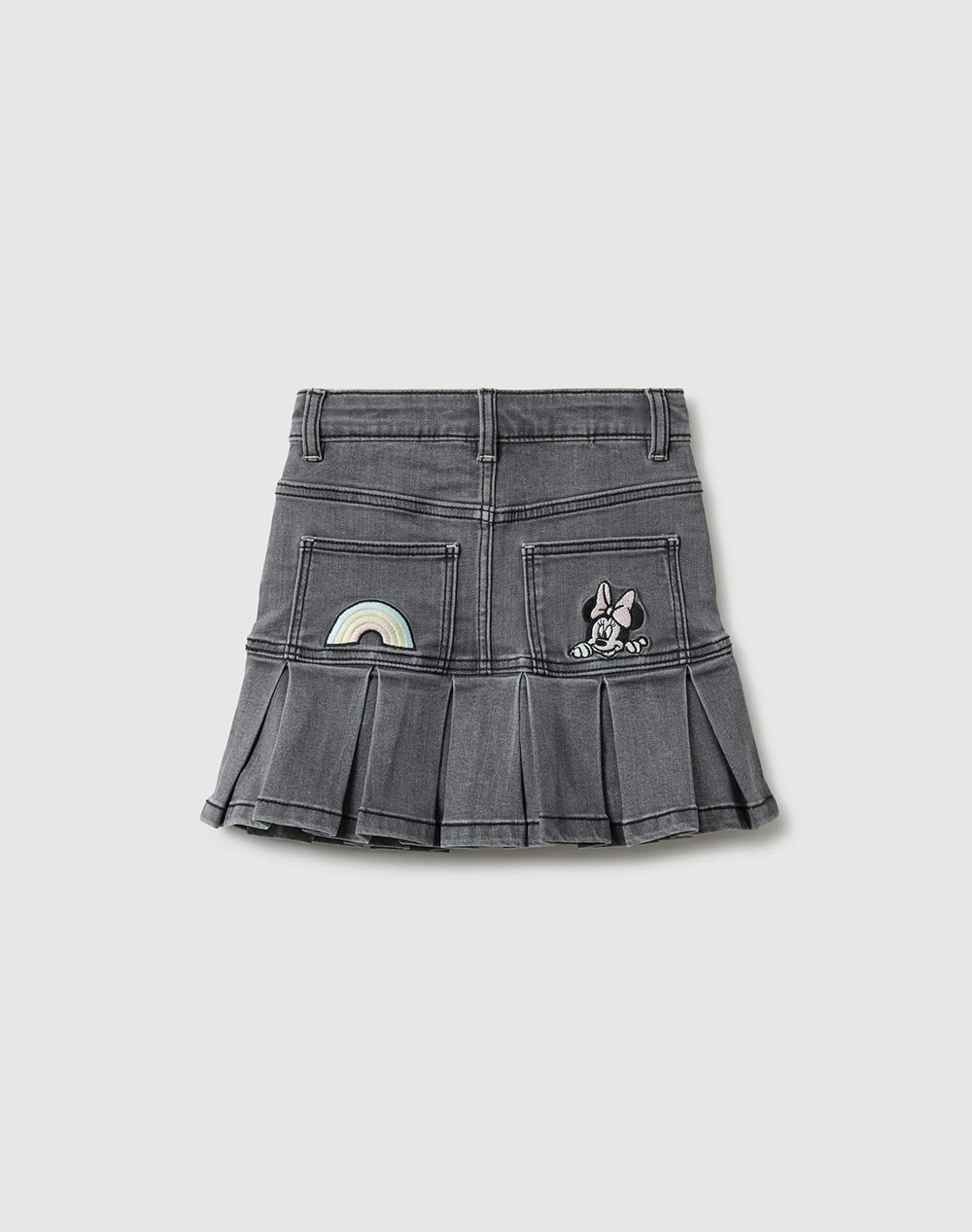 OVS MINNIE DENIM SKIRT 2551176-GREY Gray φωτογραφία