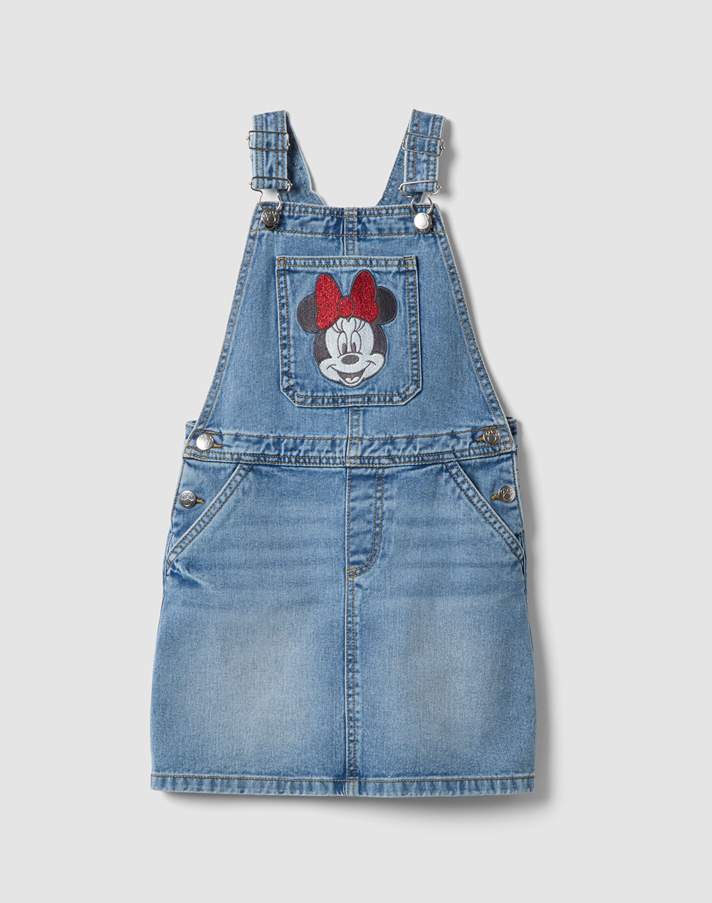 OVS SALOPETTE DENIM MINNIE 2603076-LIGHT BLUE DenimBlue