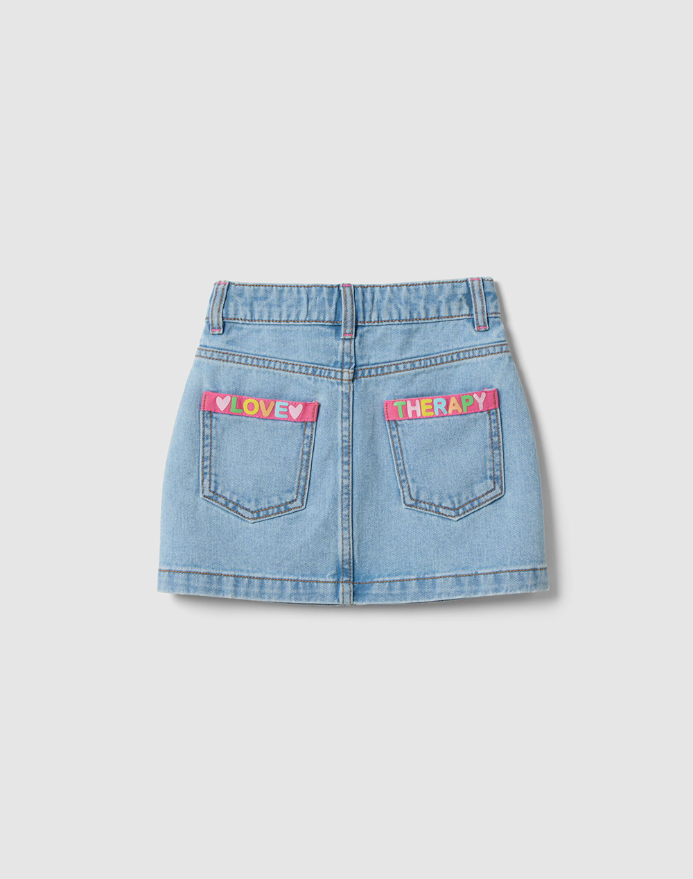 OVS DENIM SKIRT 2559632-LIGHT BLUE DenimLightBlue φωτογραφία