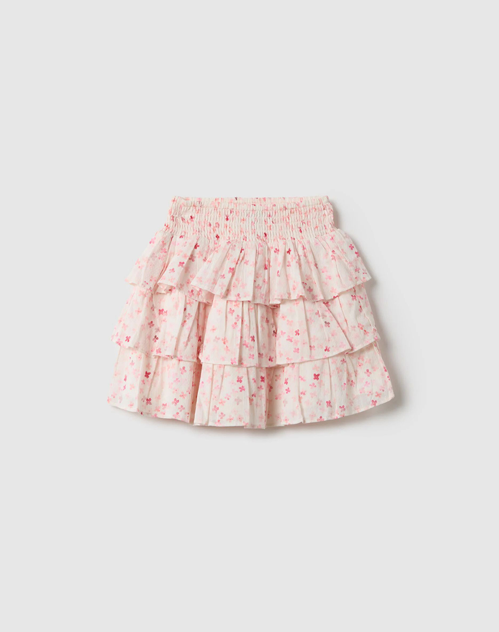 OVS AOP SKIRT 2616603-WHITE ALYSSUM Multi