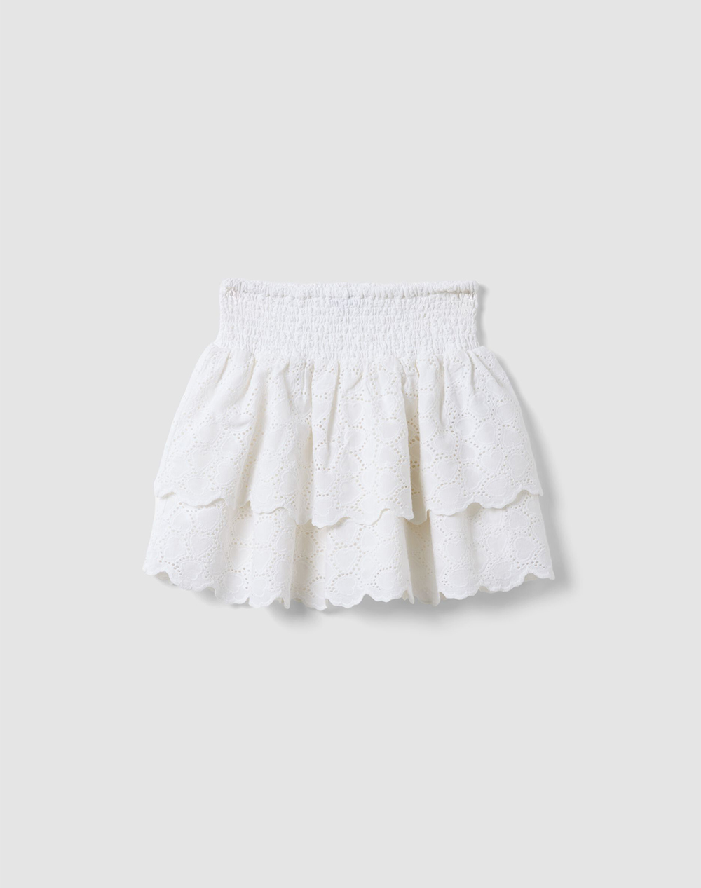 OVS OVS SKIRT SANGALLO 2680124-BRILLIANT WHITE White