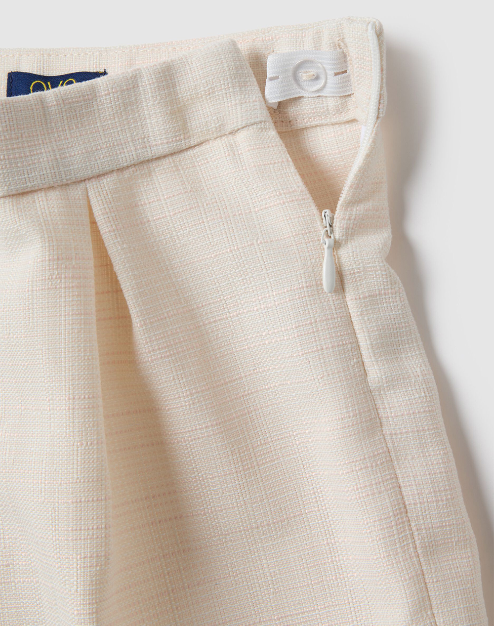 Ovs Jacq Short 2559676-Pale Dogwood Ecru παιδικά Κορίτσι ρούχα Σορτς Βερμουδες Politikos Shop Πολιτικός