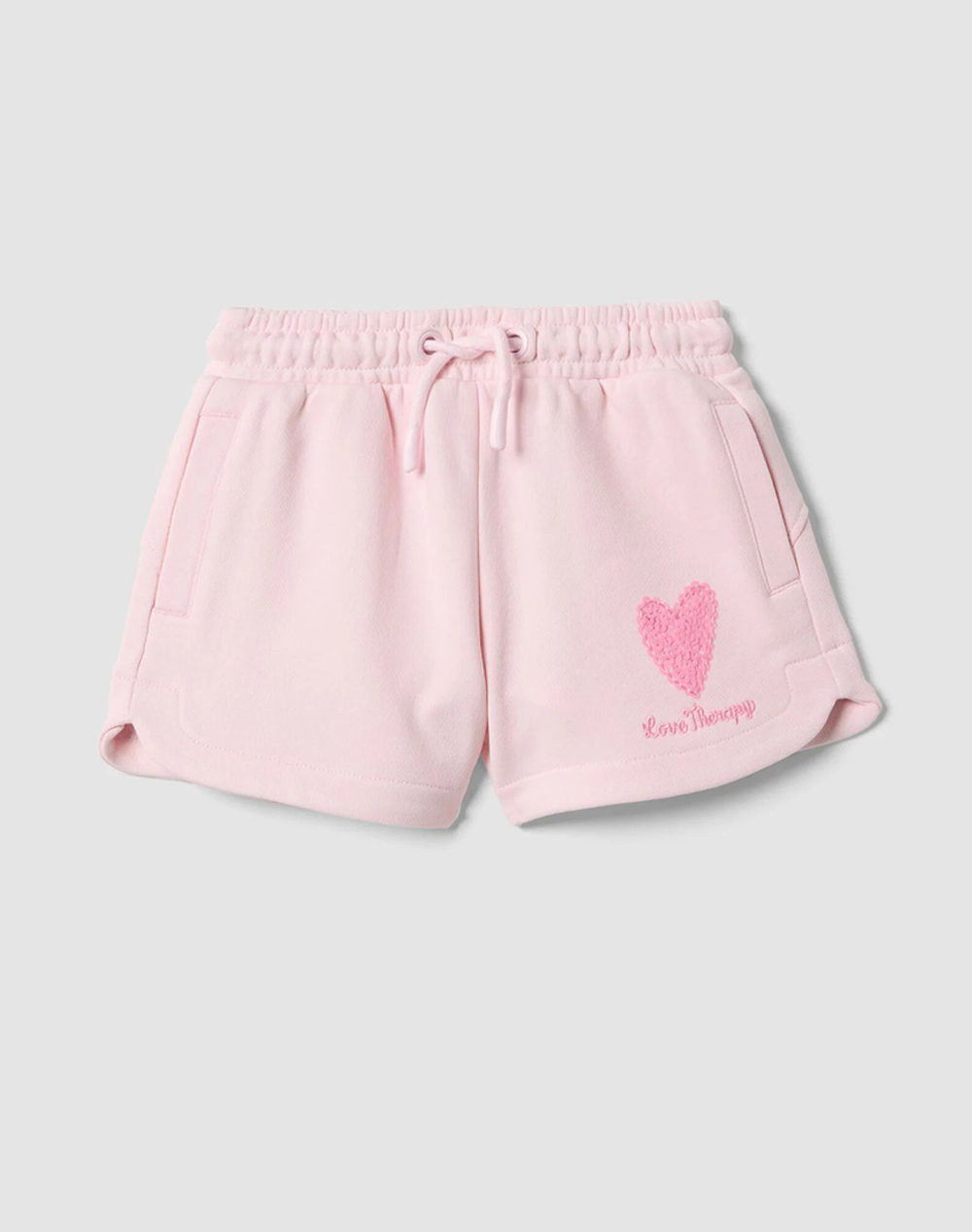 OVS SHORT W/HEART 2604026-PINK Pink