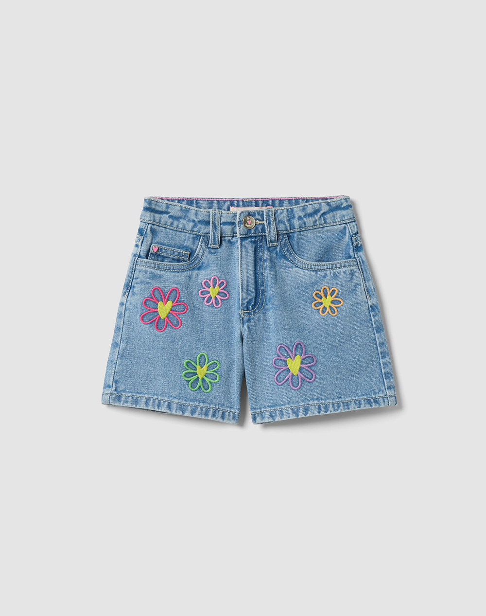 OVS DENIM SHORT 2654449-LIGHT BLUE DenimBlue