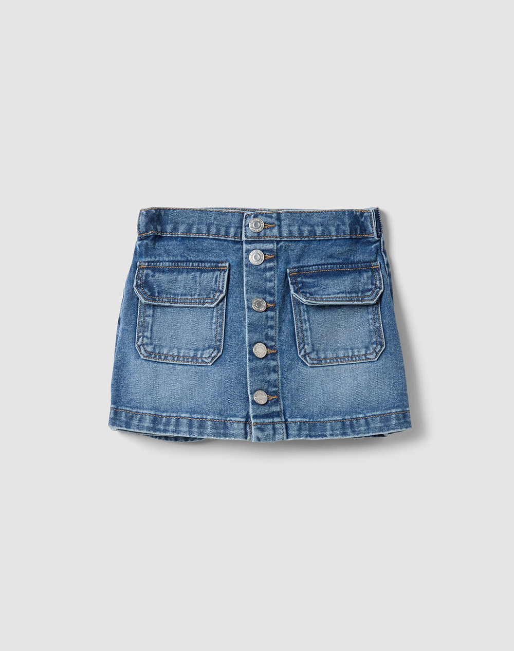 OVS DENIM SHORT W/BUTTONS 2654766-MEDIUM BLUE DenimBlue