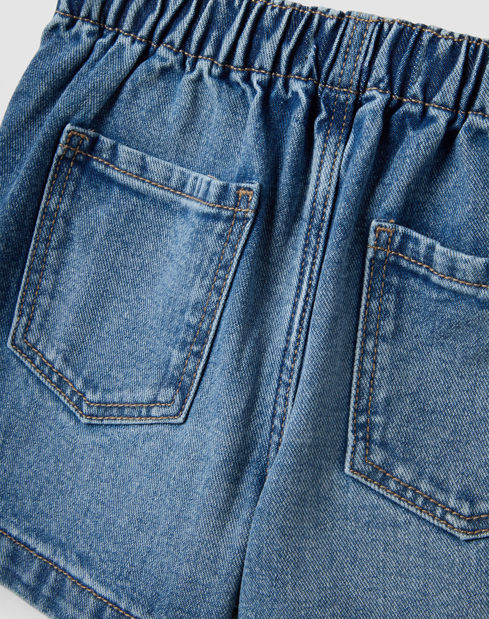 Ovs Denim Short W Buttons 2654766-Medium Blue Denimblue παιδικά Κορίτσι ρούχα Σορτς Βερμουδες Politikos Shop Πολιτικός