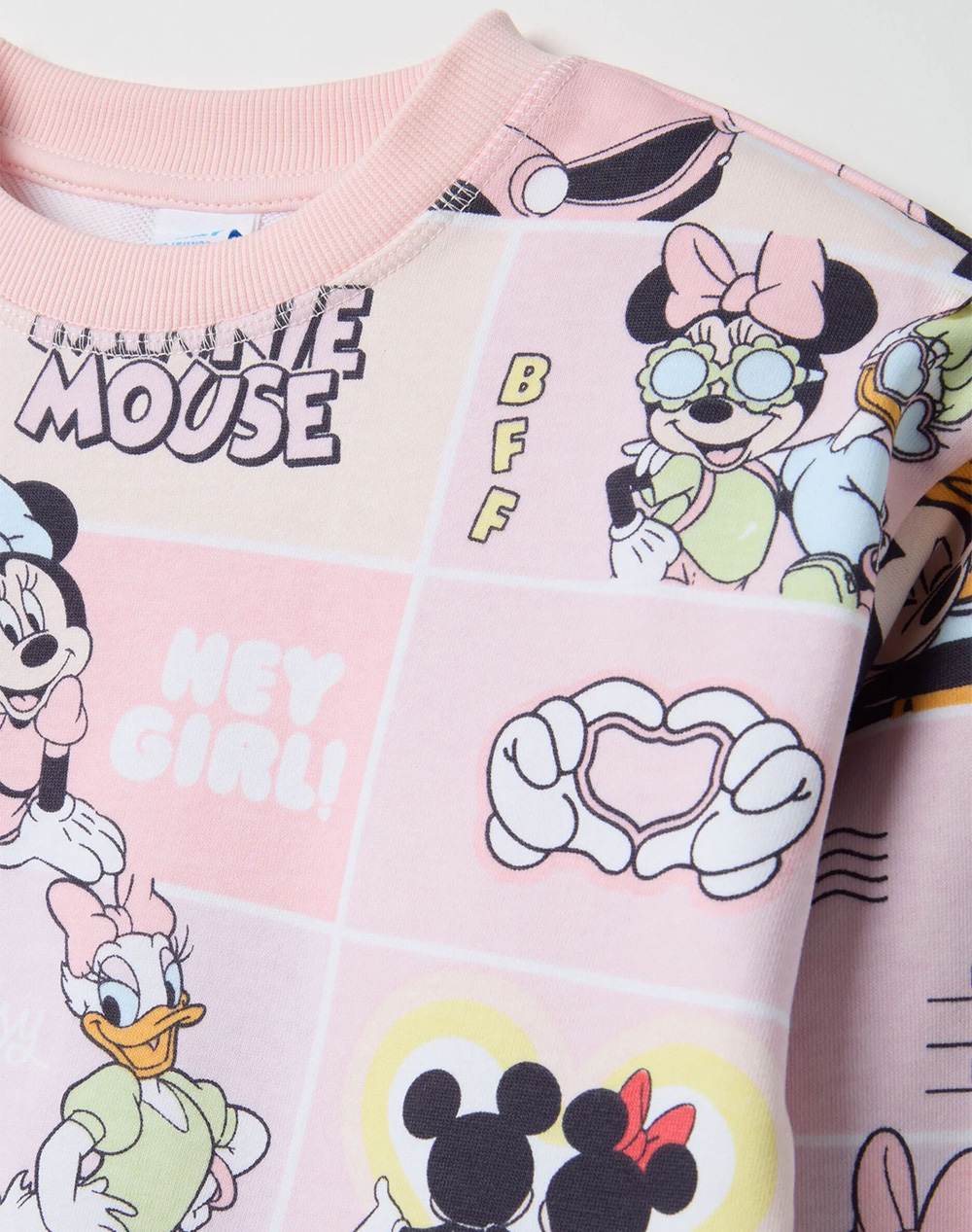 Ovs Aop Jog Set Minnie 2551432-Mary S Rose Multi παιδικά Κορίτσι ρούχα Σετ Politikos Shop Πολιτικός
