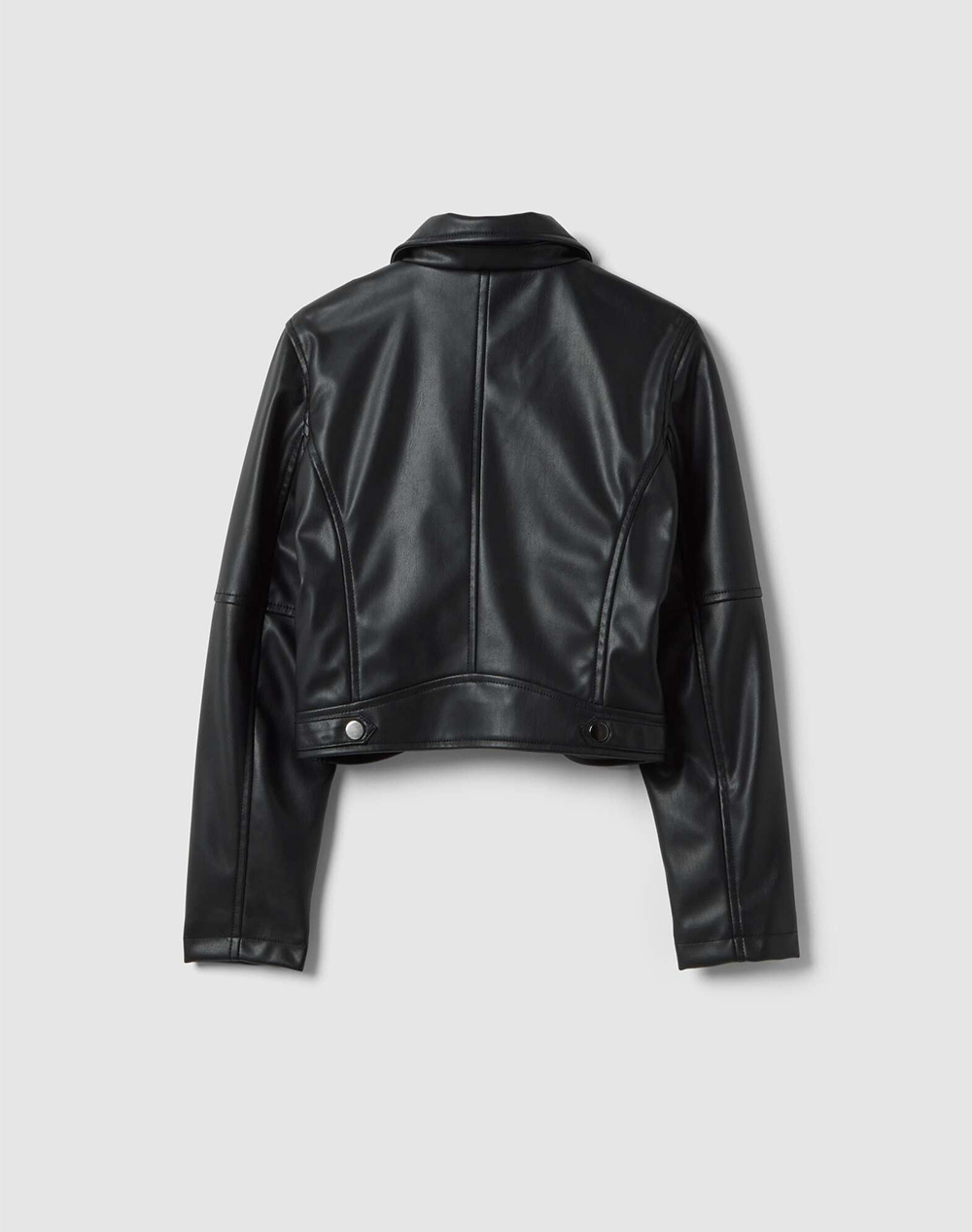 OVS FAKE LEATHER JACKET 2557013-BLACK Black φωτογραφία