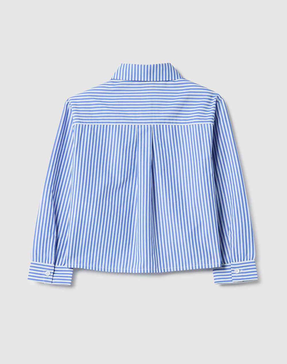 OVS LONG SLEEVE Y/D SHIRT 2551137-BLUE/WHITE Blue φωτογραφία