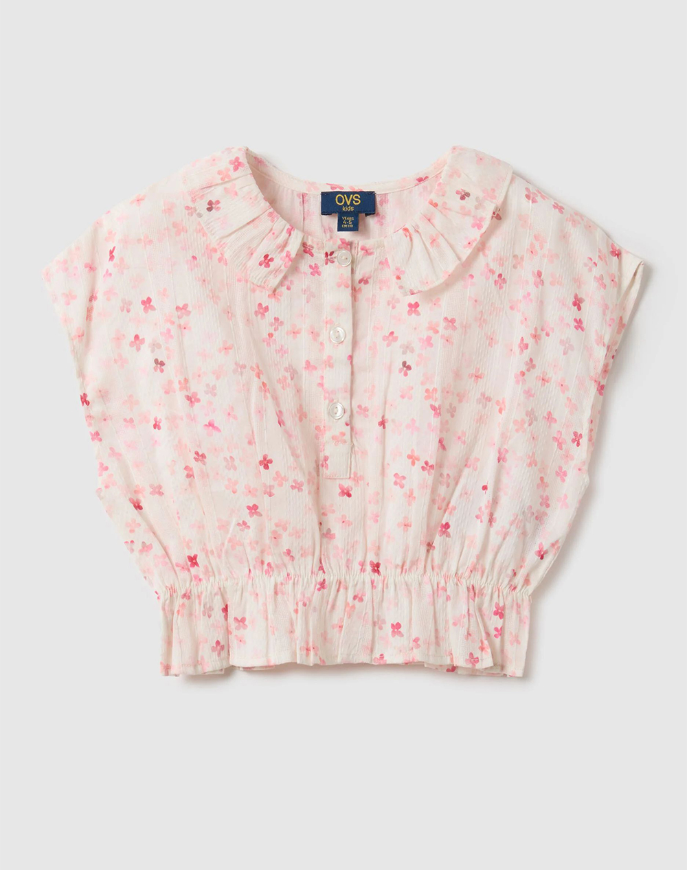 OVS AOP SHIRT 2575658-WHITE ALYSSUM Multi